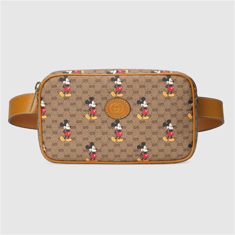 disney x gucci belt bag|mickey mouse wearing gucci.